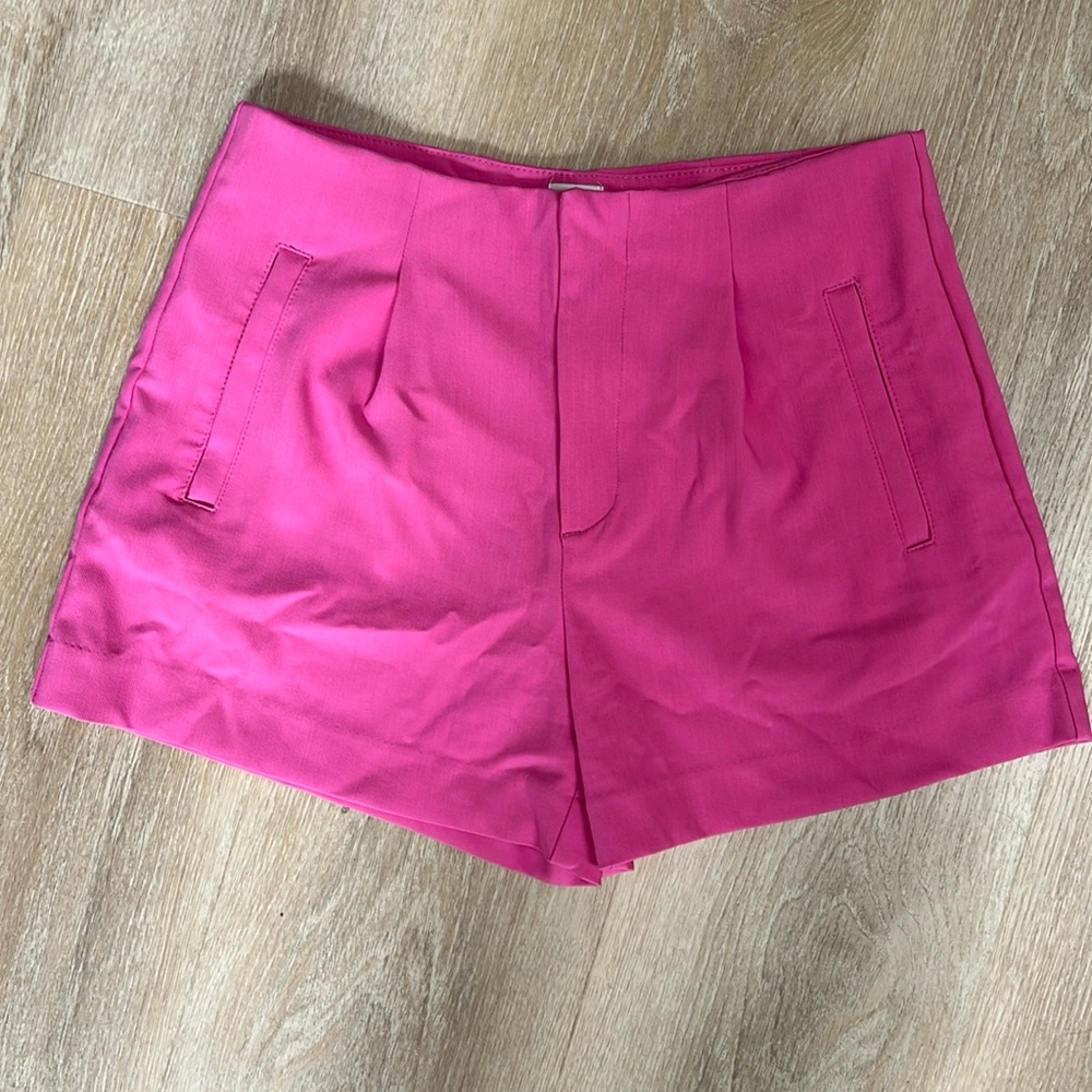 Pink Stretch Dressy Shorts